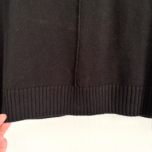 Not Monday Black Long Sleeve Cardigan Button Front Linen Silk Blend Women’s XS - Picture 10 of 10